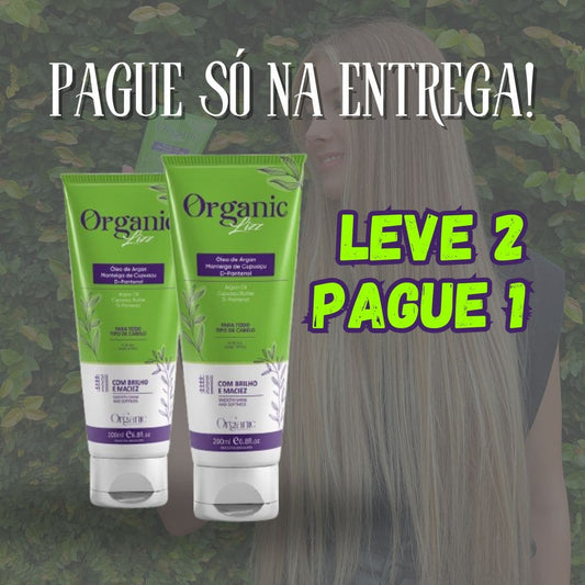 Organic Lizz - Progressiva Vegetal Sem Formol - COMPRE 1 E LEVE 2